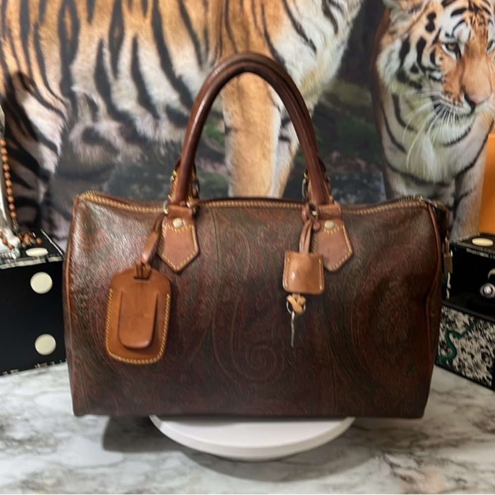 ETRO Vintage Speedy Lock And Key Handbag